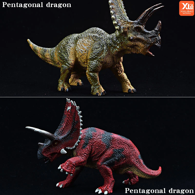 Prähistorische Jurassic Pentaceratops Dinosaurier-Modell-Actionfigur – hochwertiges PVC-Spielzeug für Kinder, pädagogisches Tiergeschenk