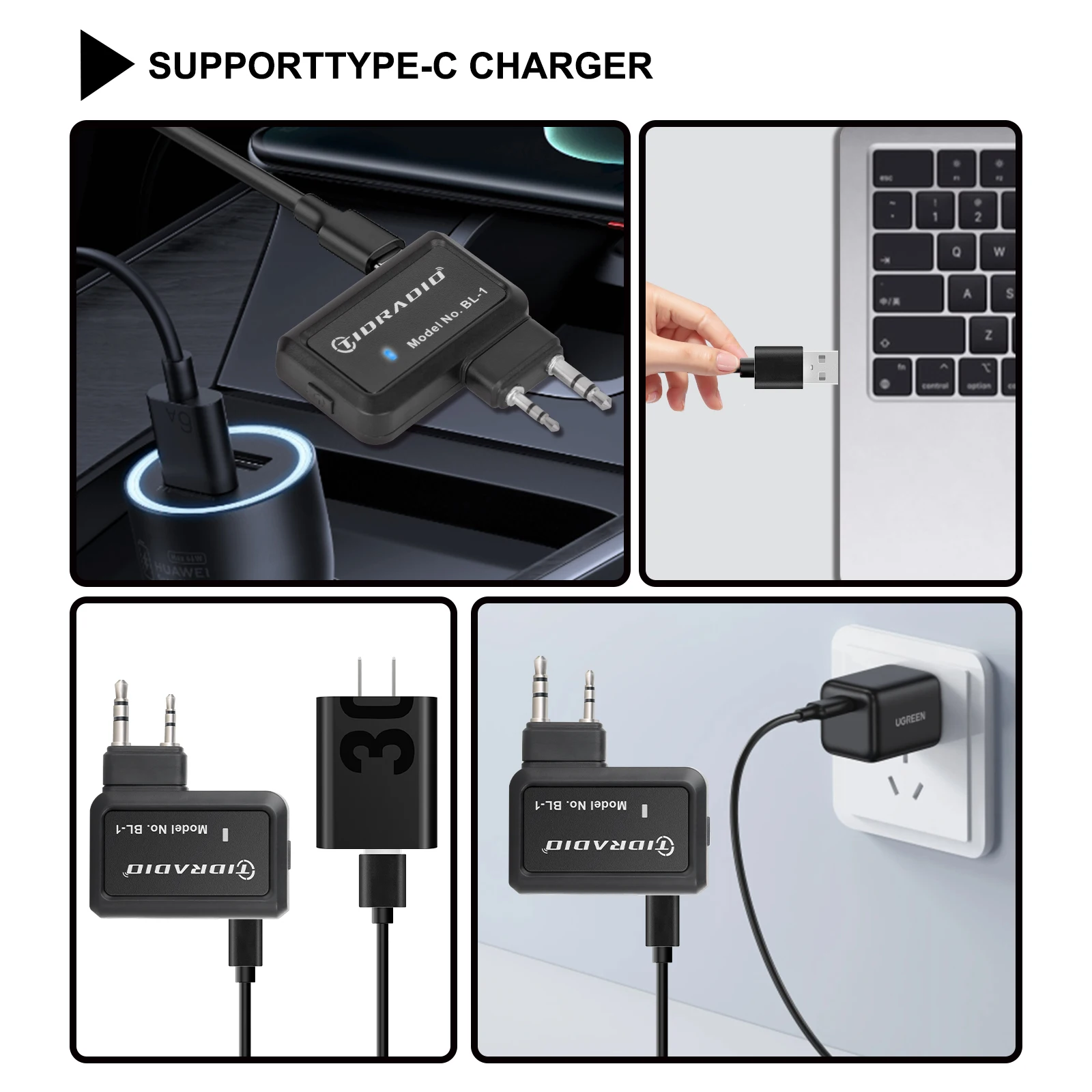 TIDRADIO Ham Radio Wireless Programmer Adapter APP & PC Program for Baofeng UV-5R and Multiple Models Issues Instead of Program