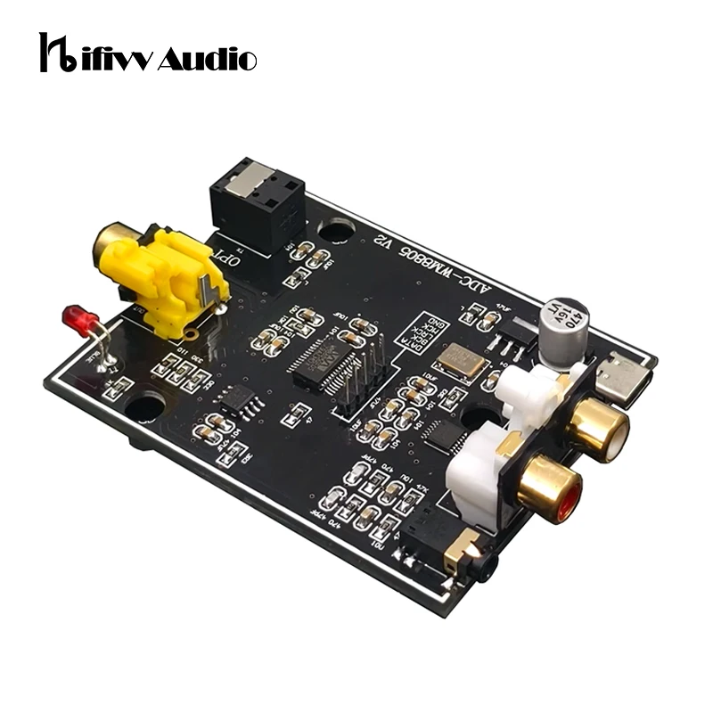 

Hifi Assembled Audio Lossess PCM1808 To 24 Bit 96KHZ I2S WM885+DS89 to Coaxial Opt Converter Board For DIY Amplifier Module