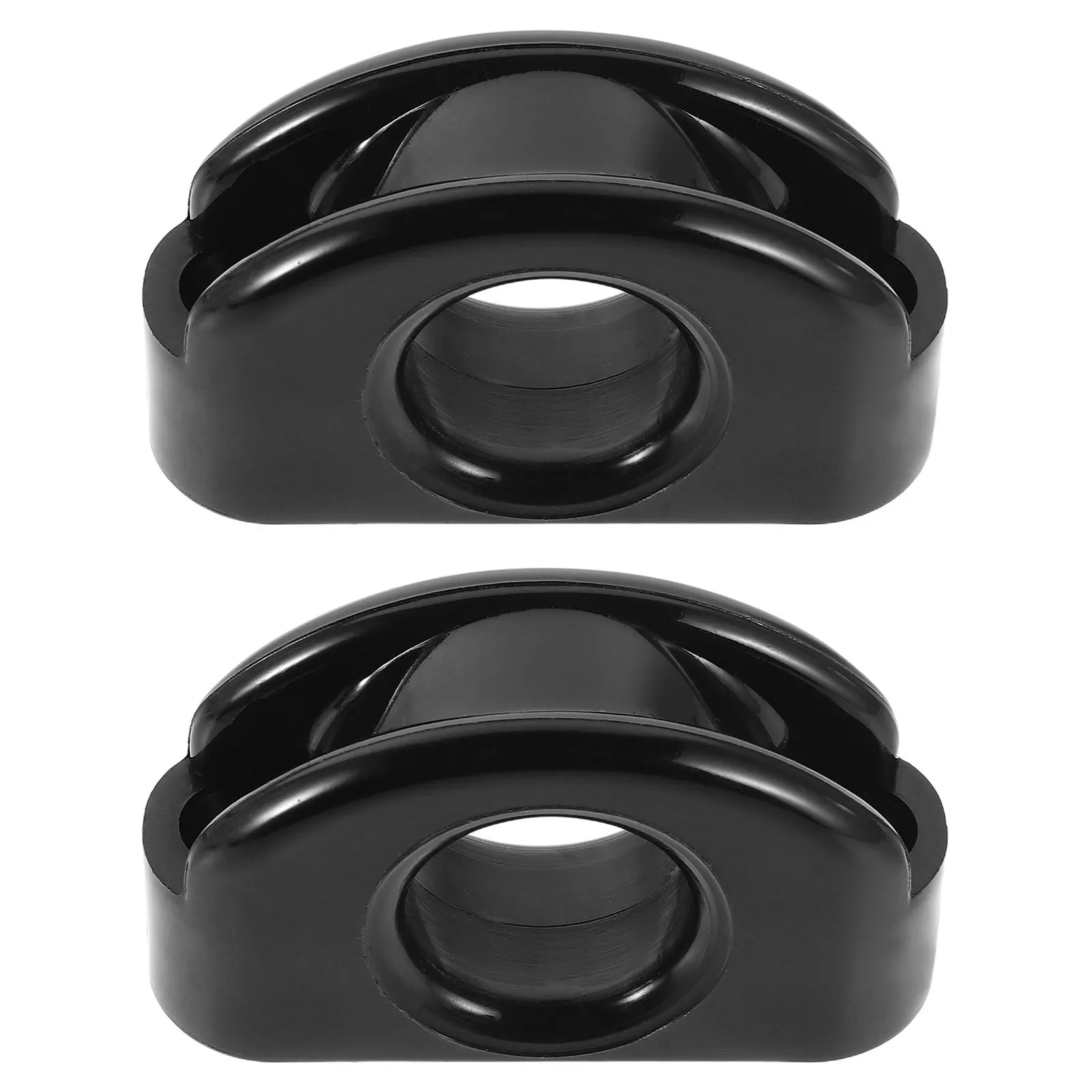 

2Pcs Groove Pulley Nylon Guide Kayak Fishing Accessories Smooth Wire Guidance for Yacht Boats Durable Kayak Pulley Guide Rings