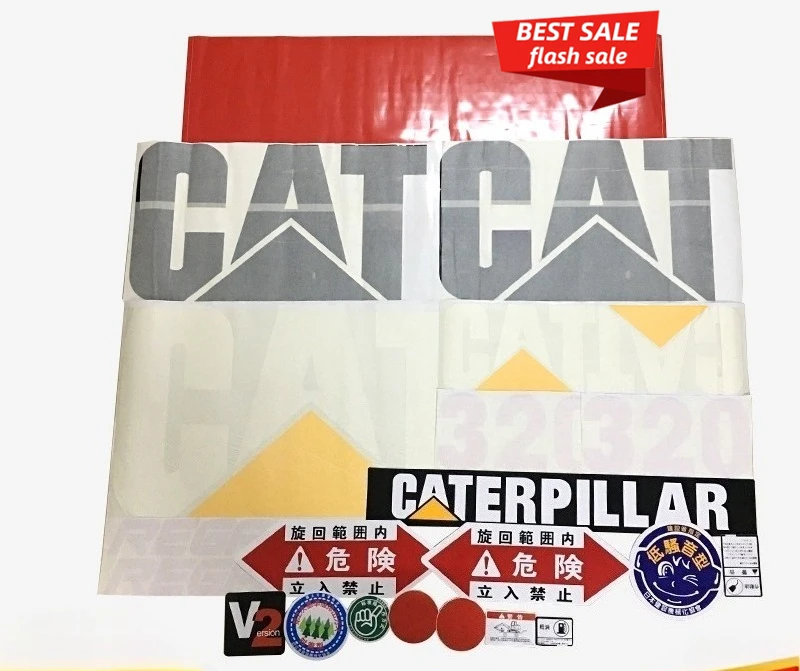 

Excavator Accessoriesfor Carter Sticker CAT312V2 320V1 320V2 Whole Car Sticker Car Logo Identification Mark