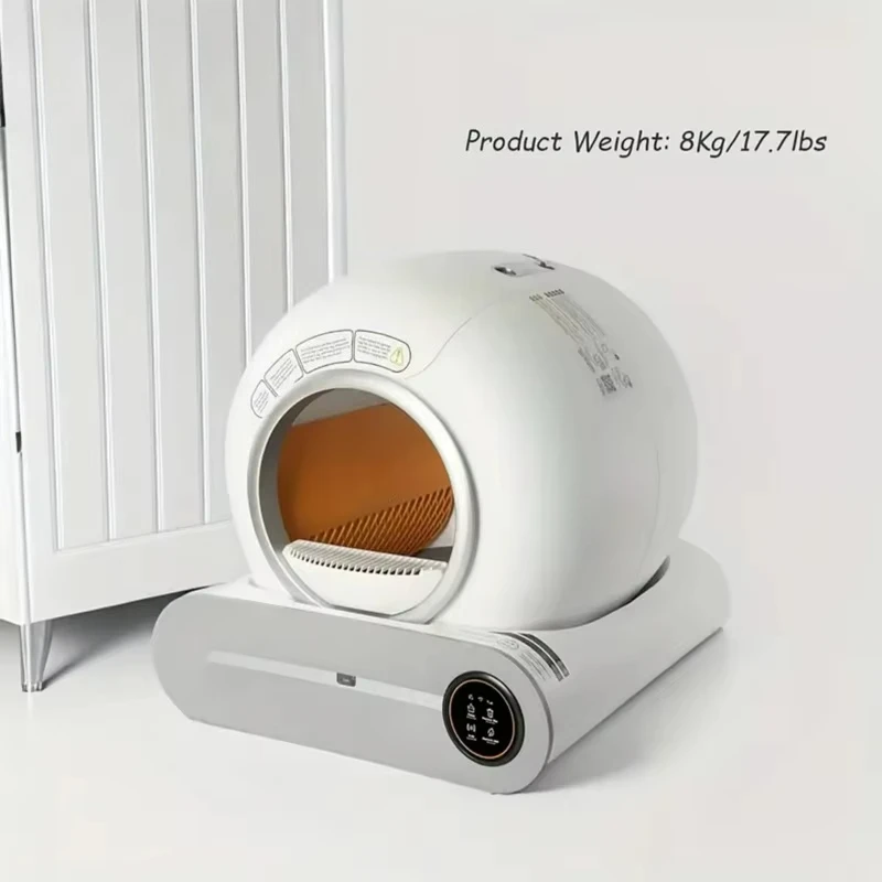 

Luxury Automatic Cat Litter Box with APP Control | 65L Large Capacity | PP Material | OEM ODM Smart Litter Box Factory