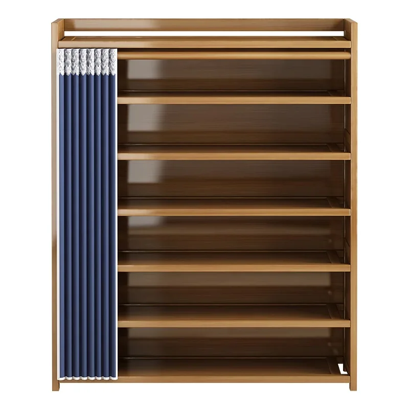 

Xl Shoe Rack Door Simple Cloth Curtain Indoor Beautiful Space-Saving Small Shoe Cabinet Partition