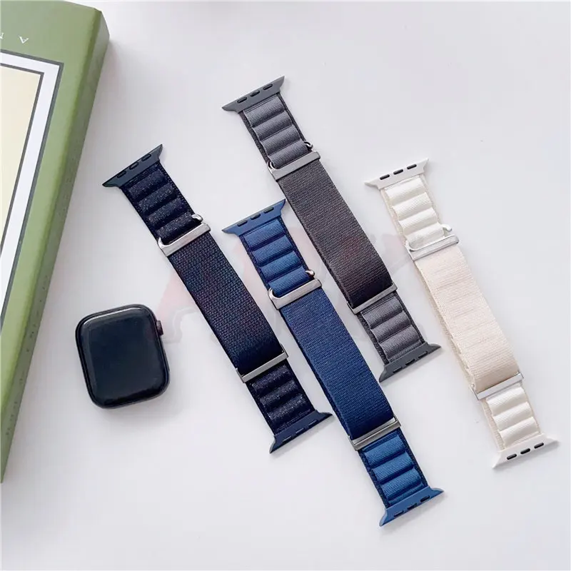 Alpine Loop Strap for Apple Watch Band 49mm 45mm 41mm 44mm 40mm 38mm for H11 W59 N8 Z59 Z8 DT8 MT8 W68 Ultra DTNo.1 DT7 Max S7