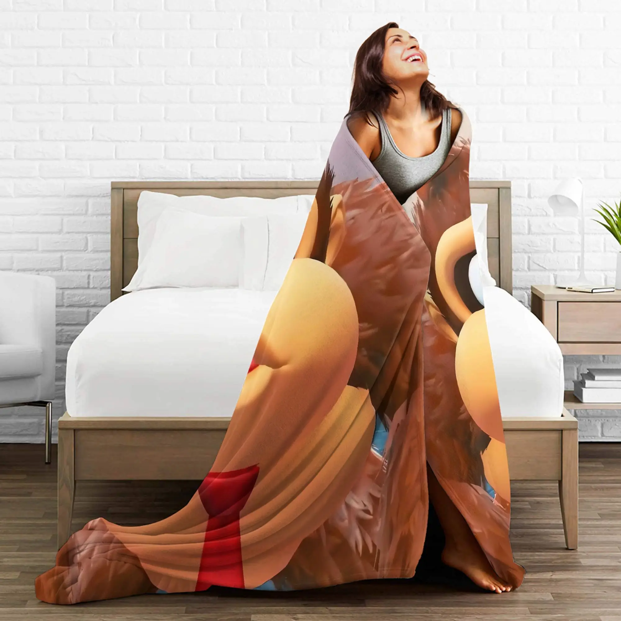 Donkeys Kong Bananzas Blanket  Super Warm Fashion Plush Throw Blanket For Girls Boys Bedroom Flannel Bedspread Bed Cover view 6
