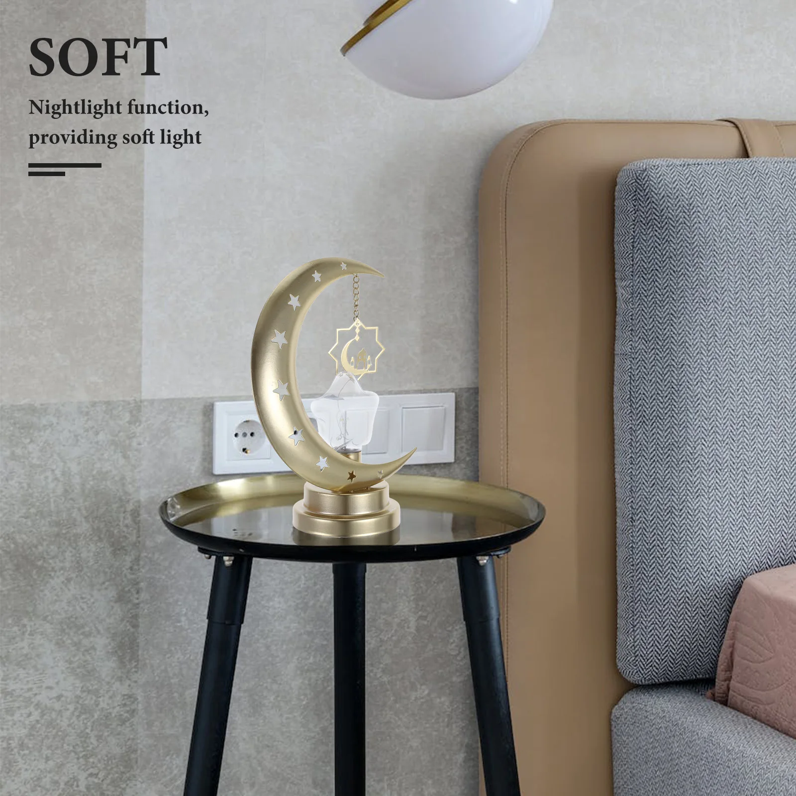 

Moon Table Lamps LED Lights Energy Efficient Indoor Ornament Soft Lighting Romantic Decor Special Occasions Gift