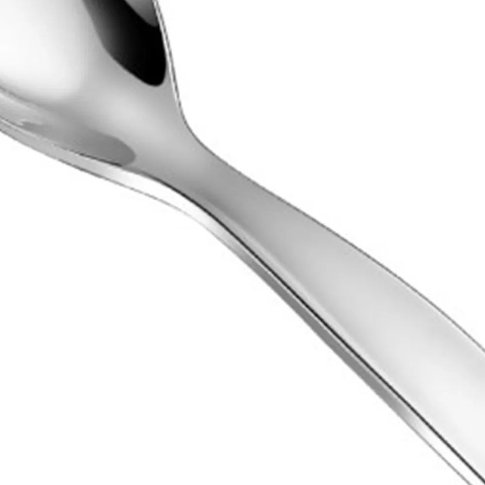Healthy 316 Steel Porridge Spoon Integrated Molding Round Edge Daily Dining Spoon Thickened Smooth Soup Spoon Restaurant