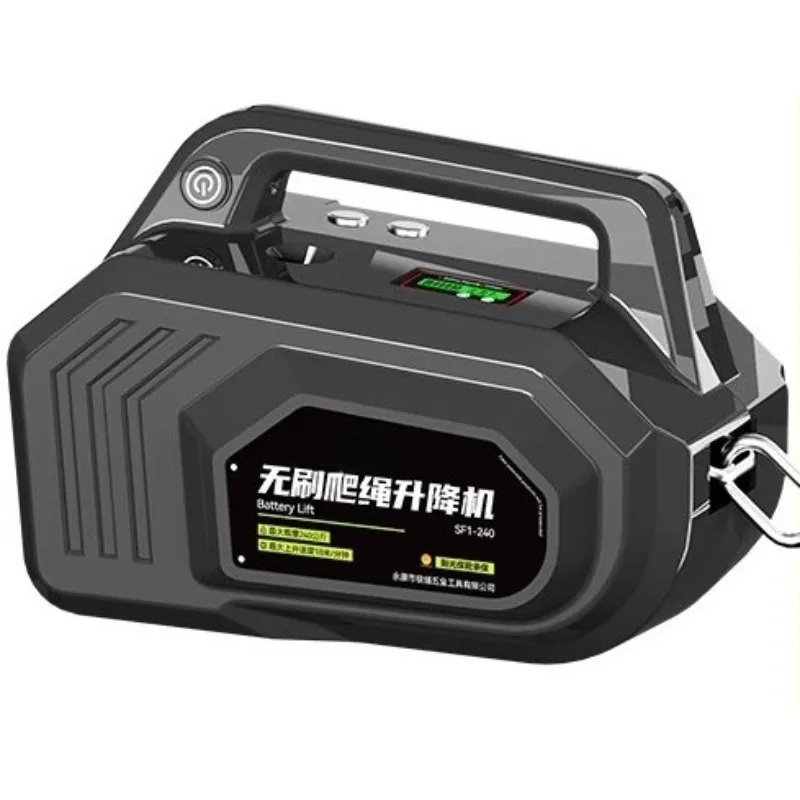 

Rope Climbing Machine New Automatic Ascender Remote Control Lithium Battery Electric Hoist External Wall Climbing