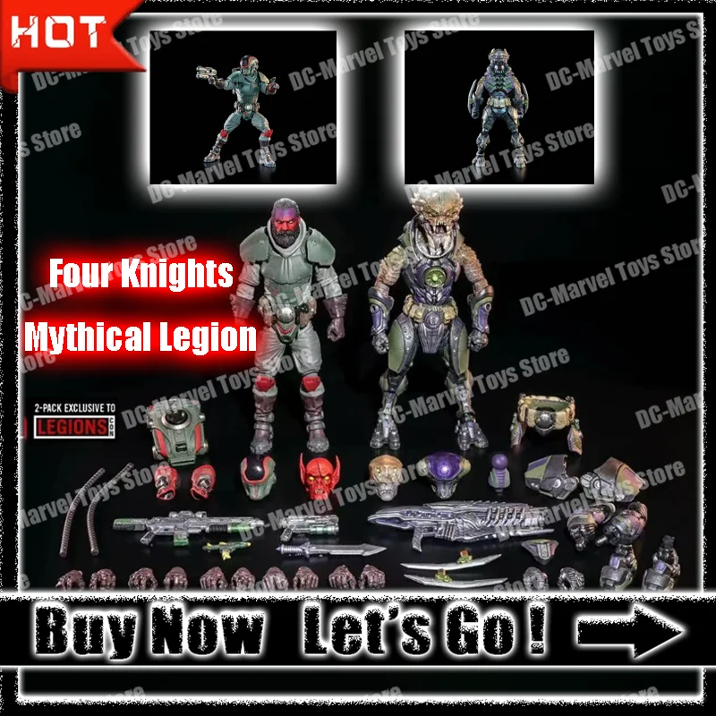 【In Stock】Four Knights Mythical Legion Limited Assault Unit Predators Double Full Set Anime Action Figure Model Custom Gift Toy