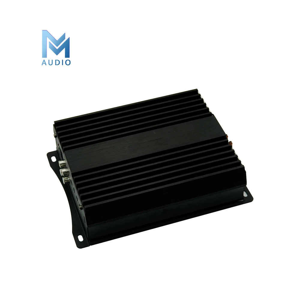 Amplifier Audio mobil OEM-ODM, sistem Speaker Audio mobil Kelas D, blok Mono, 1 saluran 500W, Amplifier mobil 12v