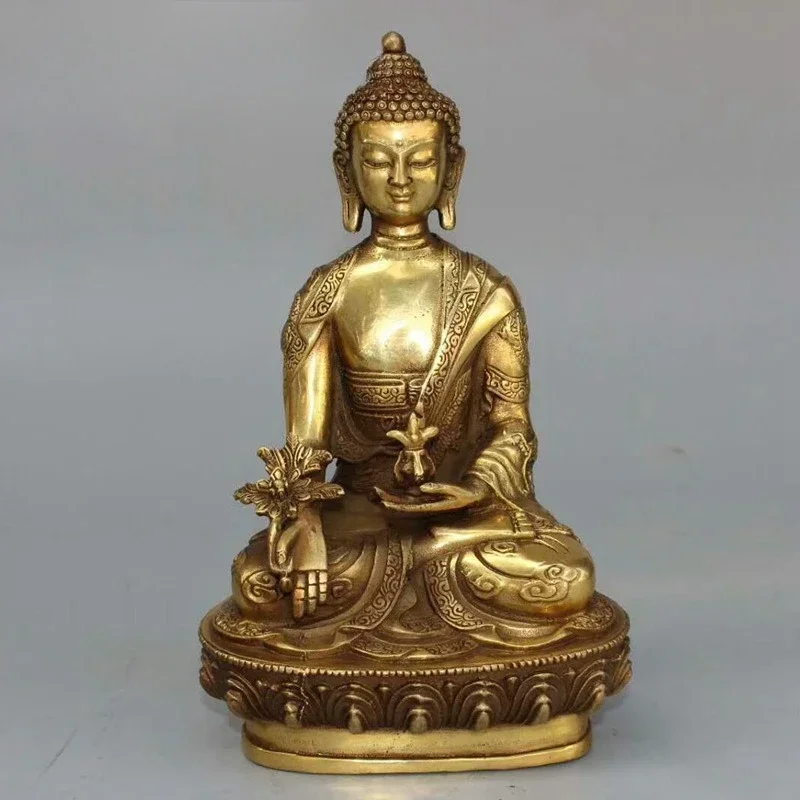 

Menla Medicine Medical Buddha Medicine Buddha Statue Dragon Bhaisajya copper
