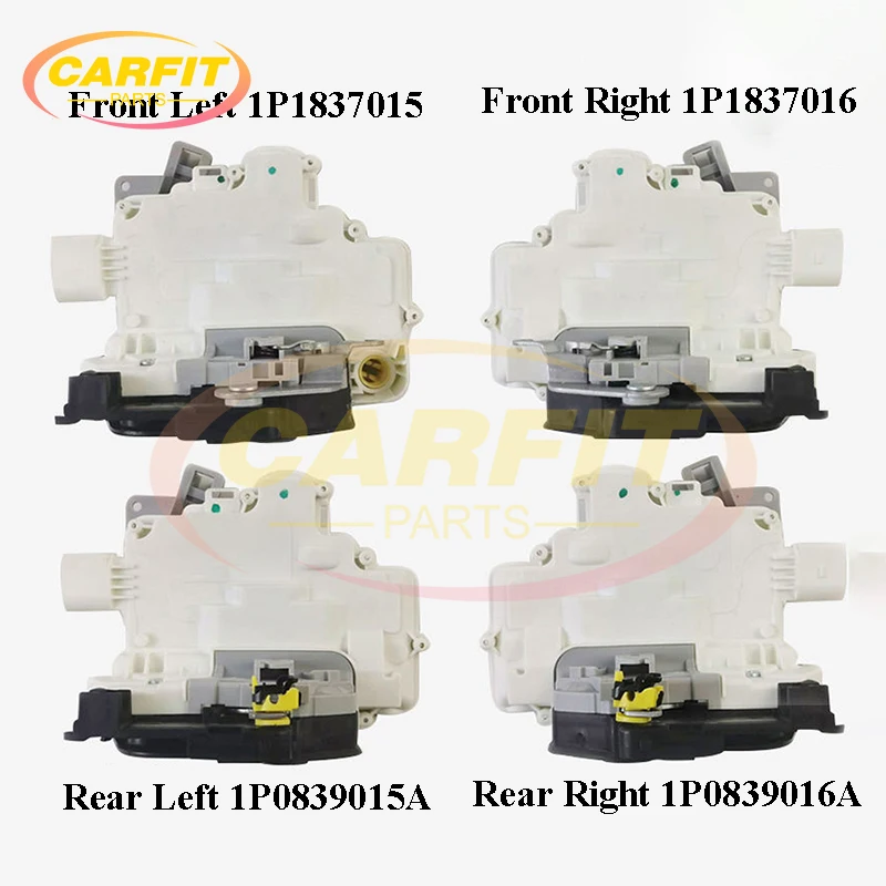 

OEM 1P1837015 1P1837016 1P0839015A 1P0839016A Front Rear Left/Right Door Lock Actuators For VW Seat Altea XL Toledo 3 Auto Parts