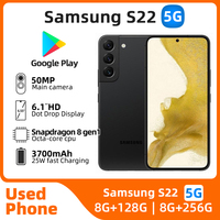 Samsung Galaxy S22 5G 6.1inches Dynamic AMOLED 2X 120Hz CPU Qualcomm Snapdragon 8 Gen1 3700mAh 50MP used phone