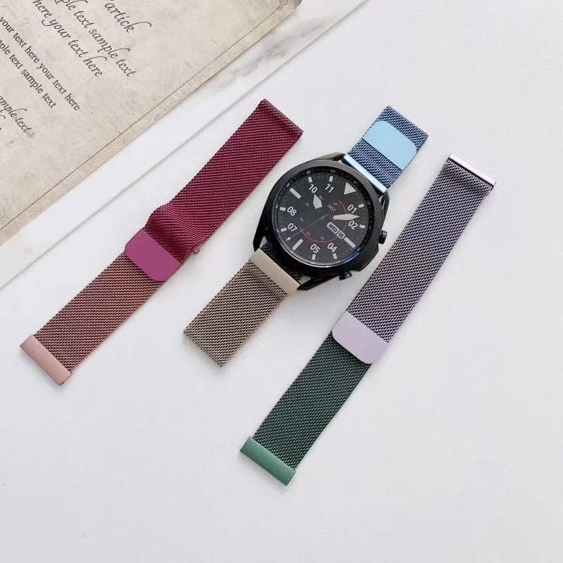 20/22 мм миланский ремешок для Haylou RS4 plus ремешок из нержавеющей стали для Haylou solar plus RT3 RT2 GST lite металлический браслет ремешок для часов