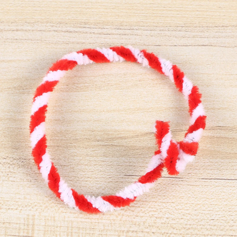 100 Stück zweifarbige, drehbare Chenille-Stiele, DIY-Bastelmaterialien für Kinder, Kindergarten, Grundschule, Auf Gehirn