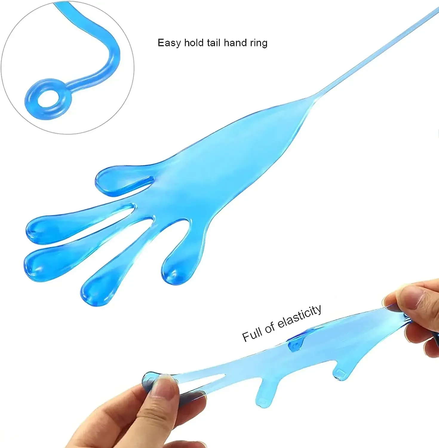 Elastic Stretchable Sticky Hands Toy para crianças, alívio do estresse, escalada de janelas, Halloween, Natal, presentes do festival, 1-10pcs