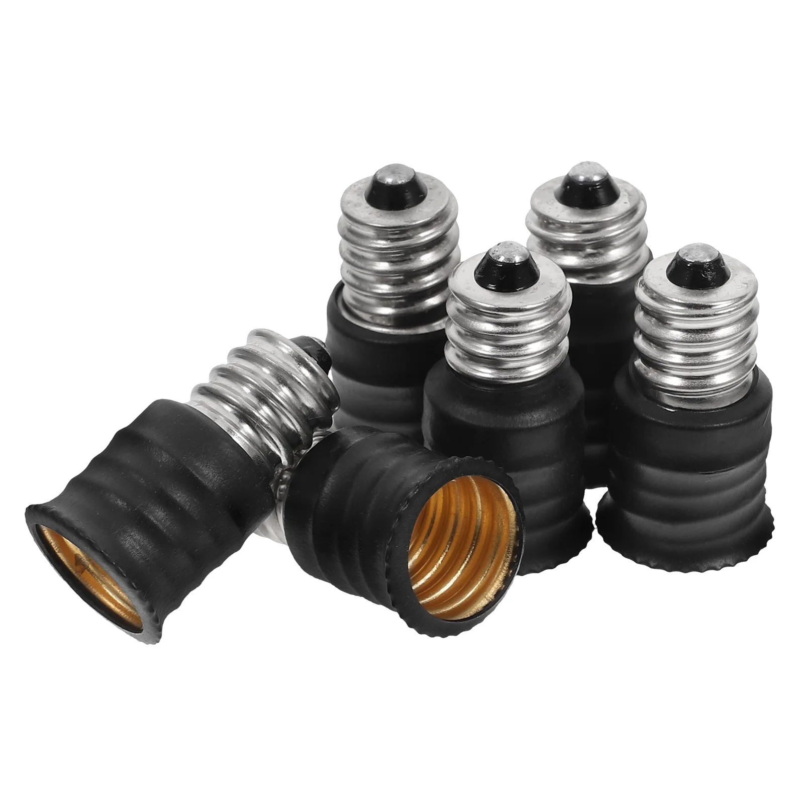 

6Pcs Socket Adapter Bulb Base Converter High Temperature Resistant Lamp Socket Replacement for Home Office Shop Use