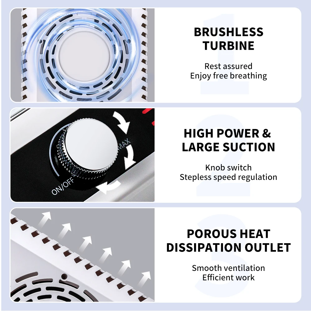 強力なネイルダストコレクター、プロ用ネイルポリッシング掃除機、取り外し可能なフィルター付き、ネイルサロン用掃除機