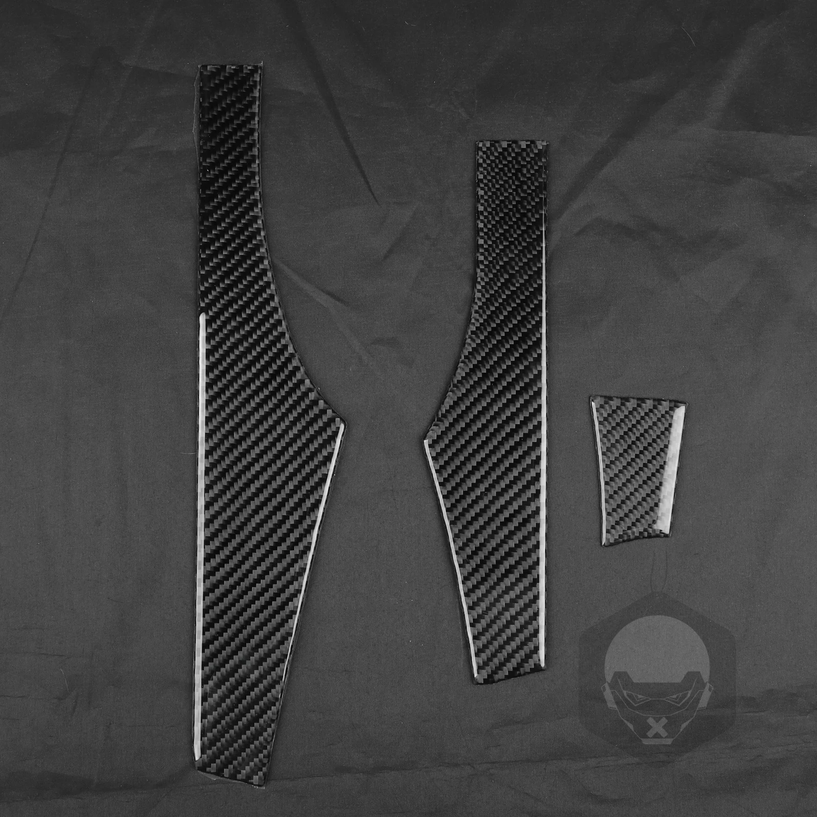 For Hyundai Veloster 2019 2020 2021 2022 2023 Accessories Carbon Fiber Car Interior Door Panel Trim Sticker Decoration