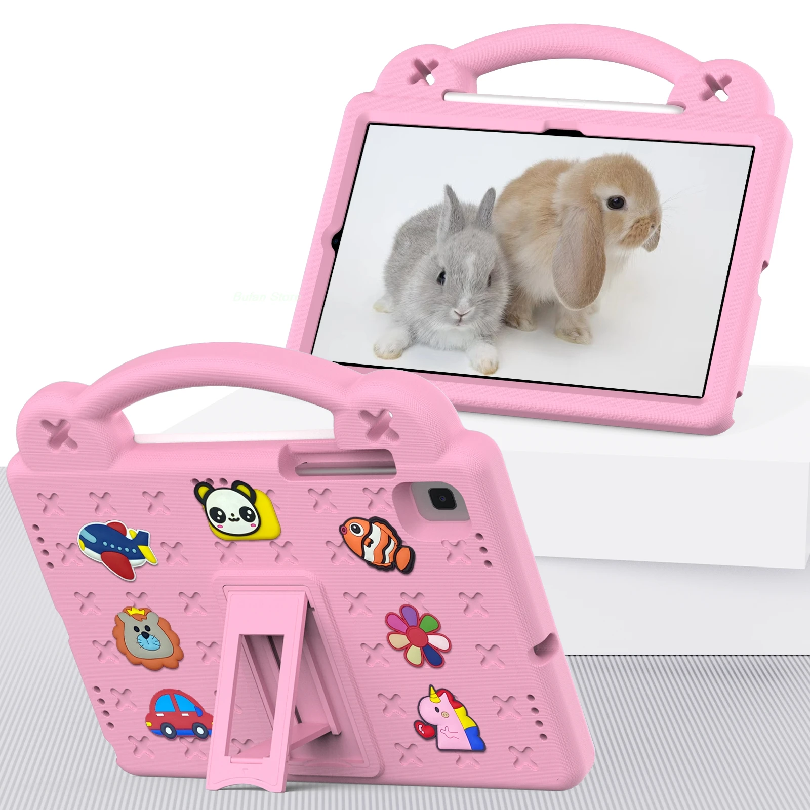 Case for Samsung Galaxy Tab A8 10.5 coque A7 T500 Lite 8.7 T220 A 10.1 T510 8.0 S6 Lite 10.4 P610 kids safe tablet cover funda