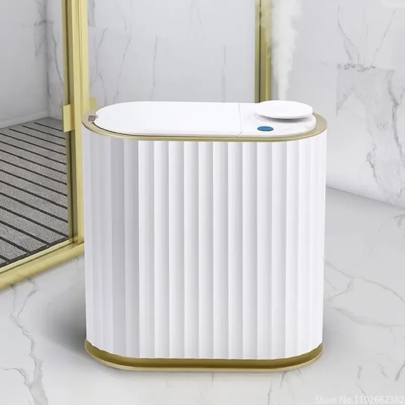 7L الذكية الاستشعار سلة المهملات الروائح سلة المهملات سلة المهملات الإلكترونية للمنزل غرفة نوم المرحاض مقاوم للماء ضيق تخزين دلو