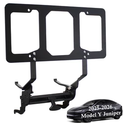 2026 NEW Model Y Juniper Front License Plate Holder -Paint-Safe & Lockable & No Drill License Plate Mounting Kitwith Car tools