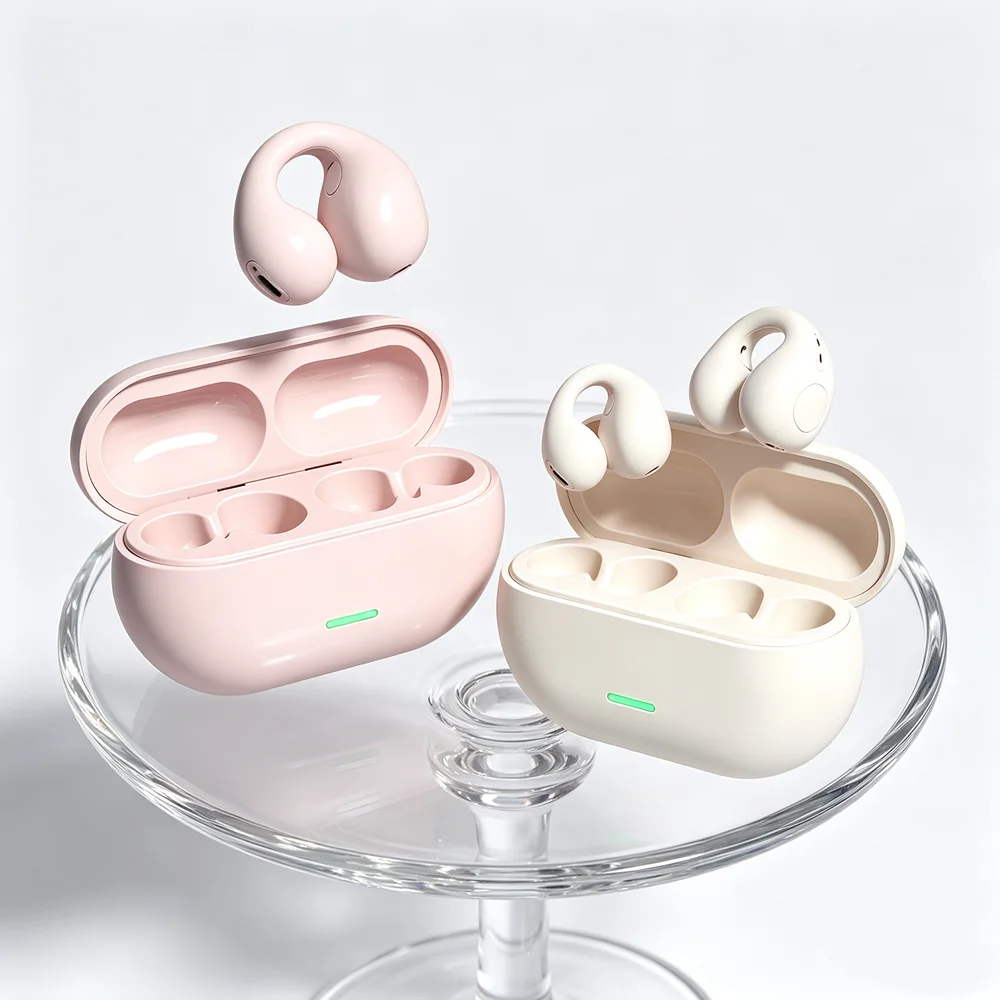 TWS Bluetooth Earbuds Wireless Headset Support Clear Call Capture, Full Range Sound, Comfortable Wearing for Long Time Media