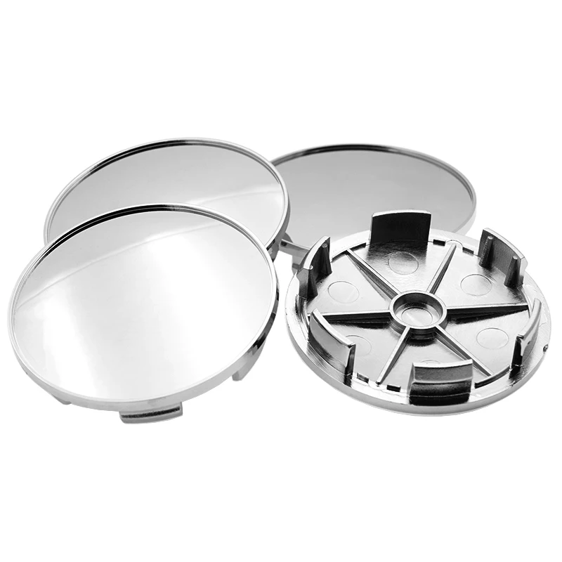 4pcs/lot 68mm(62mm inner) Wheel Center Cap Wheels Rim Centre Hub Disc Cup Cover Fit 65mm Curved Car Logo Emblem Badge Sticker