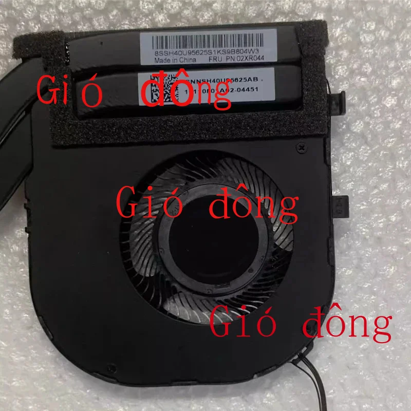 02XR044 Nowy oryginał dla Lenovo ThinkPad P1 Gen 2 X1 Extreme 2nd Gen Wentylator chłodzący procesor Radiator Radiator Wysoka jakość