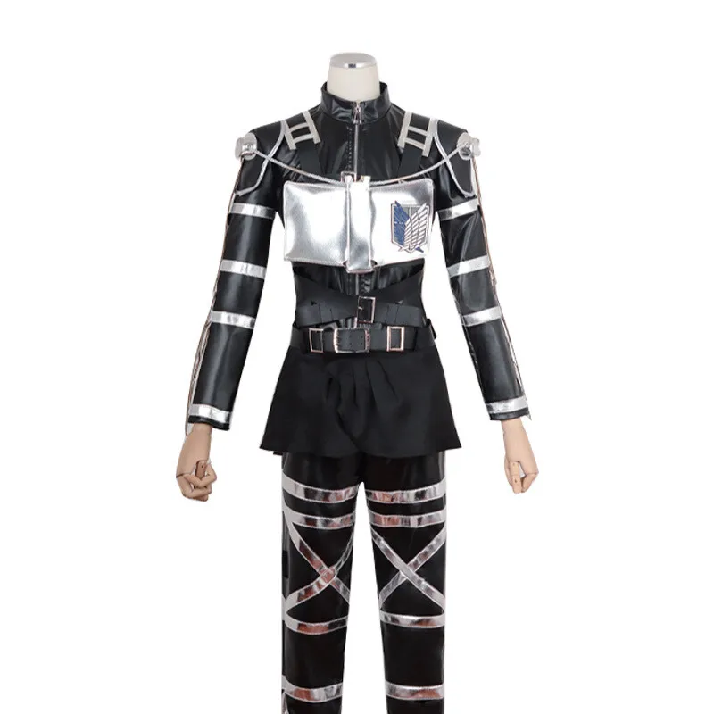 

Fulujiacos Cosplay Costume Eren Jager Leather Outfit