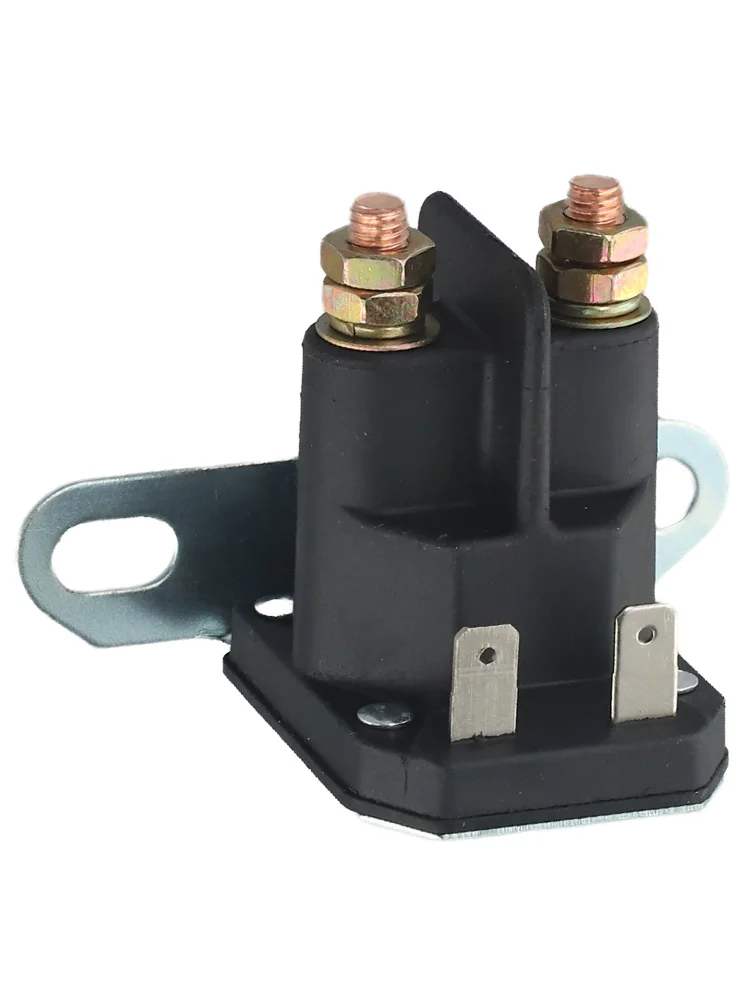 

Lawnmower Starter Solenoid Black Gold Easy Installation Replacement 1 Pcs 435-036 For L100 L110 L118 L120 L130
