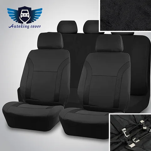 Universal Breathable Car Seat Covers Air Mesh Fabric Splicing With Polyester Fabric Fit For Most Car Suv Accessories Interior
