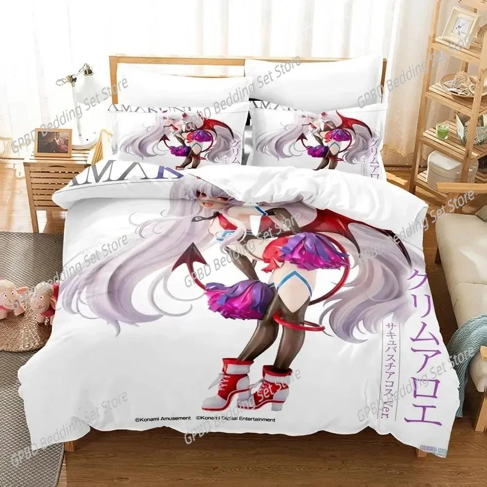 

Anime Quintessential Quintuplets Bedding Set Duvet Cover Bed Set Quilt Cover Pillowcase Comforter king Queen Size Boys Adult