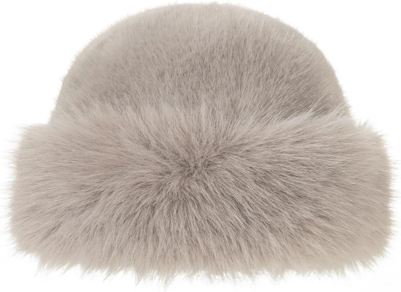 

Women's Faux Fur Bucket Hat - Winter Warmth Bucket Hat Fluffy Snow Hat Fuzzy Fisherman Cap Warm Cute