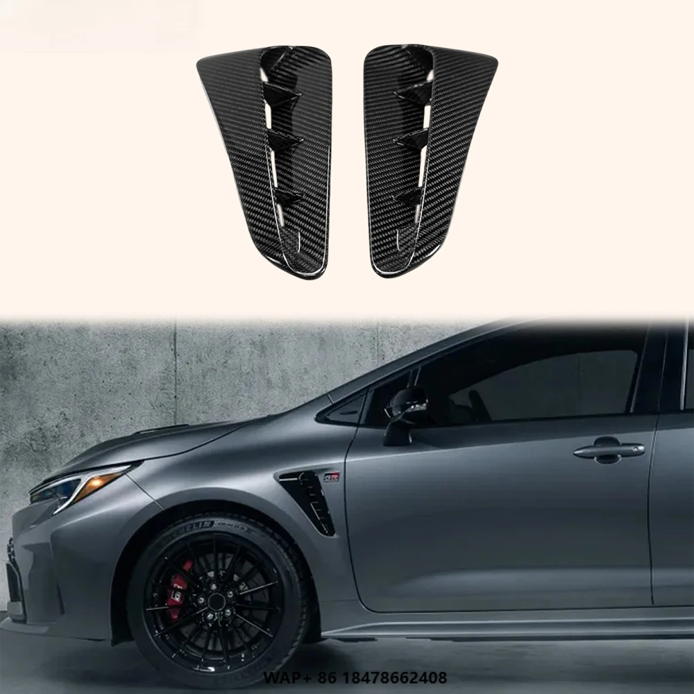 

For 23-25 GR Corolla Dry Carbon OE Style Front Side Fender Vents Cover