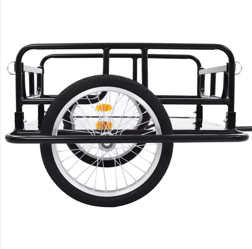 Wholesales Factory Price Outdoor Portable Bicycle Trailer Pet Bicycle Trailer Foldable Luggage Transportation Bicycle Trailer