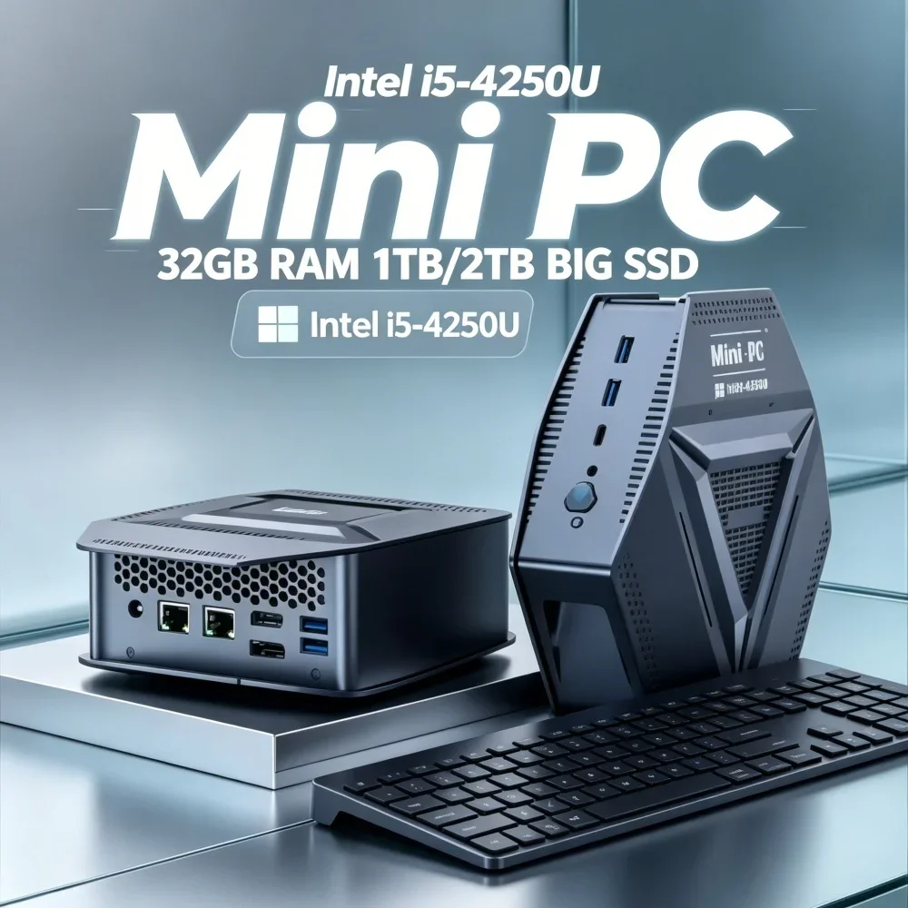 

Gaming Mini PC AMD Ryzen 7 8745HS WIFI6 Type-C HD DP 4USB3.2 2DDR5 Desktop Office/Home PC 22.5G LAN Windows11