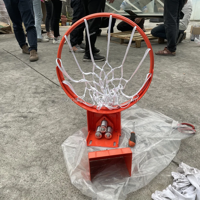 Suporte de basquete de basquete forte aro de basquete de três molas aro breakawy