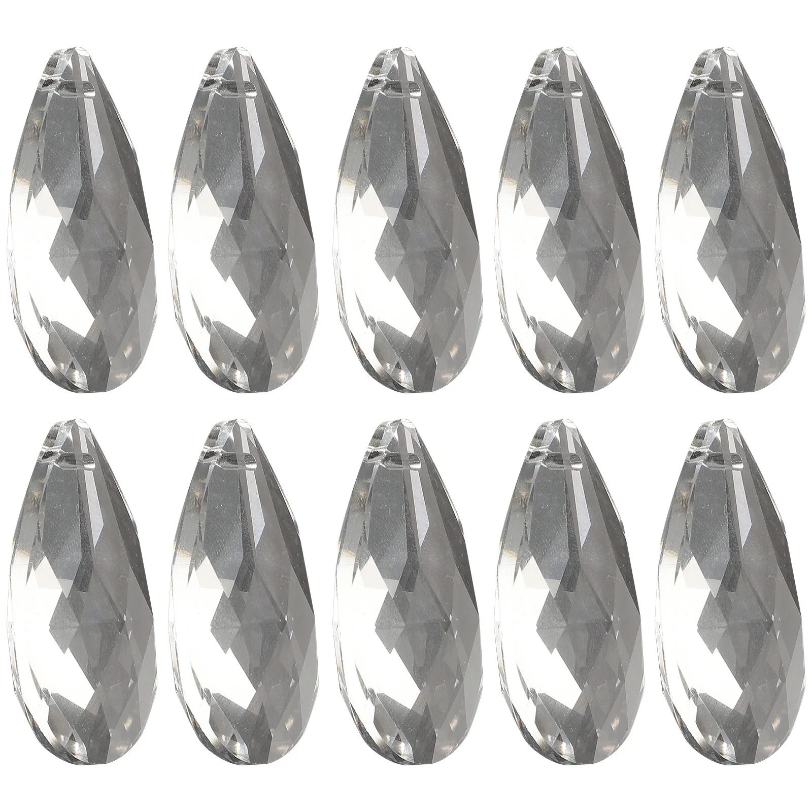 

10Pcs Crystal Hanging Ornament Decorative Rainbow Making Pendants Sun Catchers for Home Wedding Party Office Display