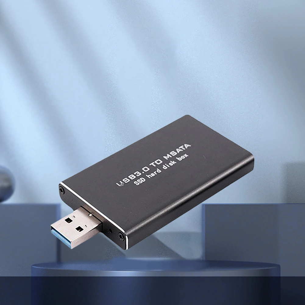 Mini SSD MSATA To USB 3.0 Hard Drive Case 6Gbps MSATA Adapter Hard Disk Case Wireless PCI-E Supports 30*30/50 SSD