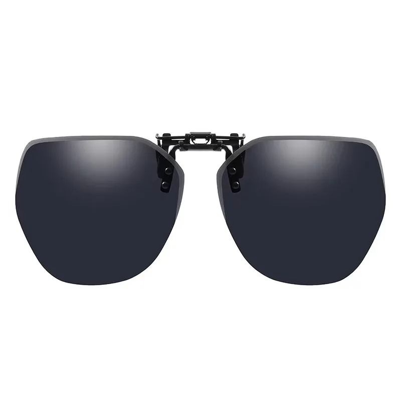 Polarized Clip On Sunglasses Men Women Photochromic Car Driver Goggles Night Vision Glasses Anti Glare Vintage Square Glasses