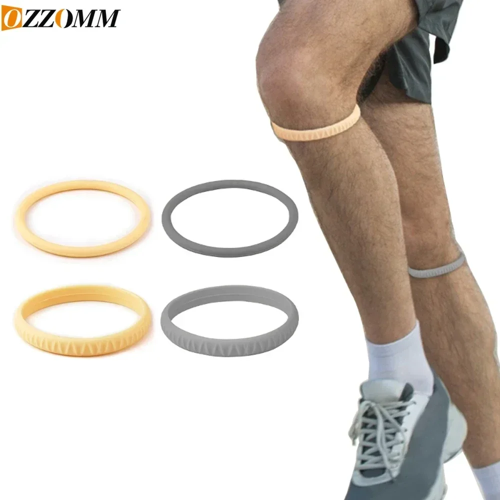 1Piece Fine Patella Tendon Knee Strap forPain Relief,Basketball Stabilizer Brace Silicone Leather Fixed Protection Patellar Ring