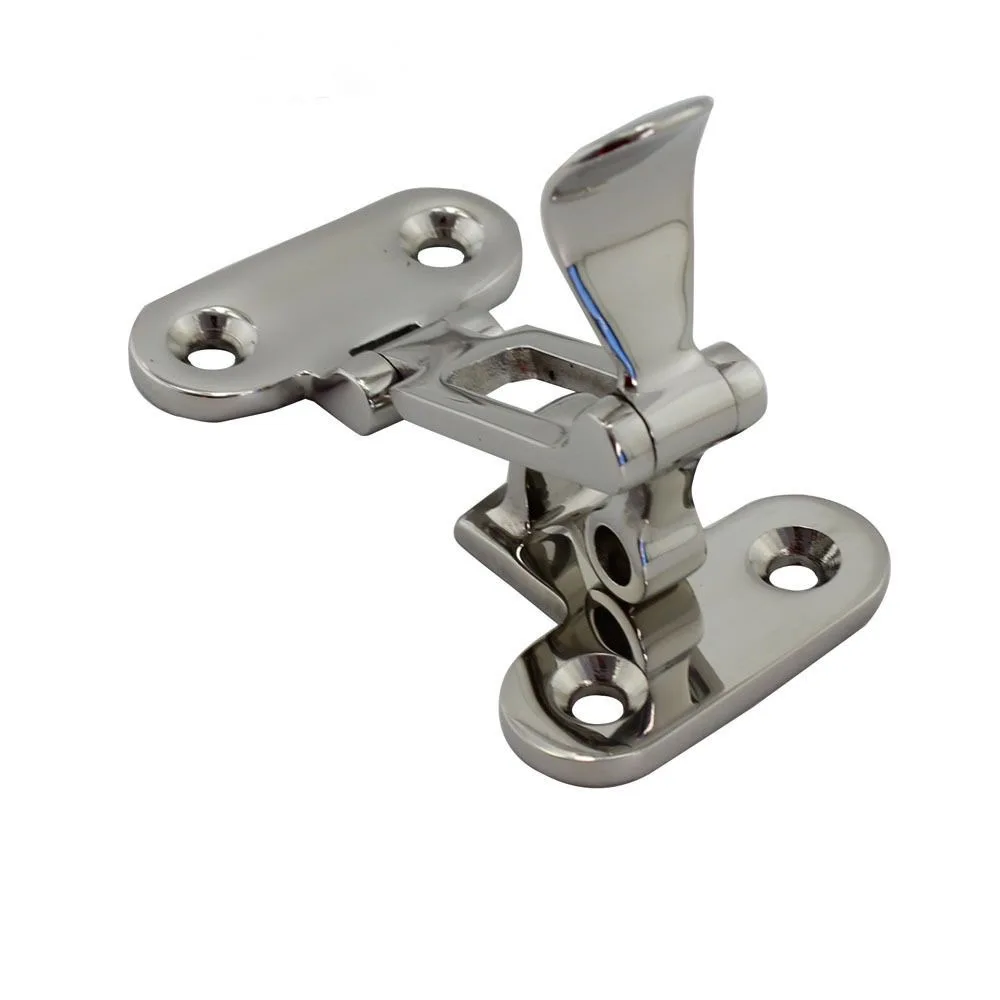 316 Stainless Steel Door Latch, Marine Hatch Lock Catch for Yacht Electrical Box, Hatch Cover, Toolbox & Luggage