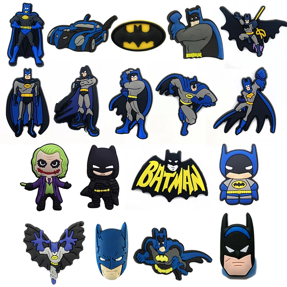 

9-100PCS Hot Toys Cartoon Shoe Charms DIY Clog Sandals Wristband Bracelets Decoration Shoes Accessories Buckle for Boys Girls