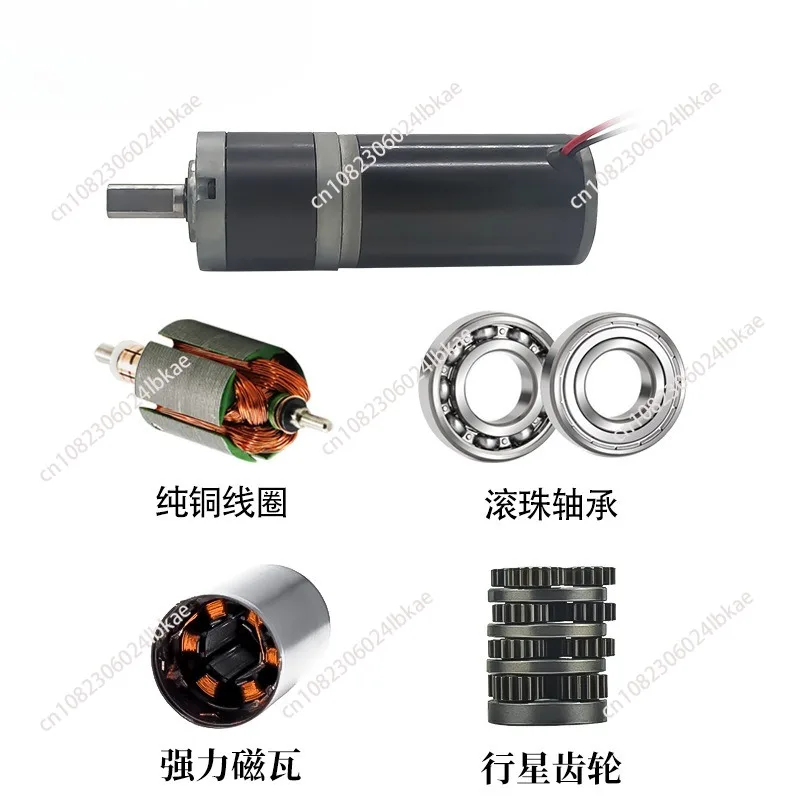 32-31 Metal Steel Pipe Miniature Planetary Reducer DC 12V 24V Reducer Motor High Torque Long Life Low Noise Small Motor