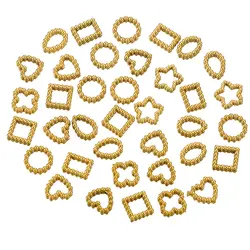 10pcs Stainless Steel Connectors for Jewelry Making Irregular Bezel Jump Rings Close Split Ring DIY Supplies Parts Findings Bulk