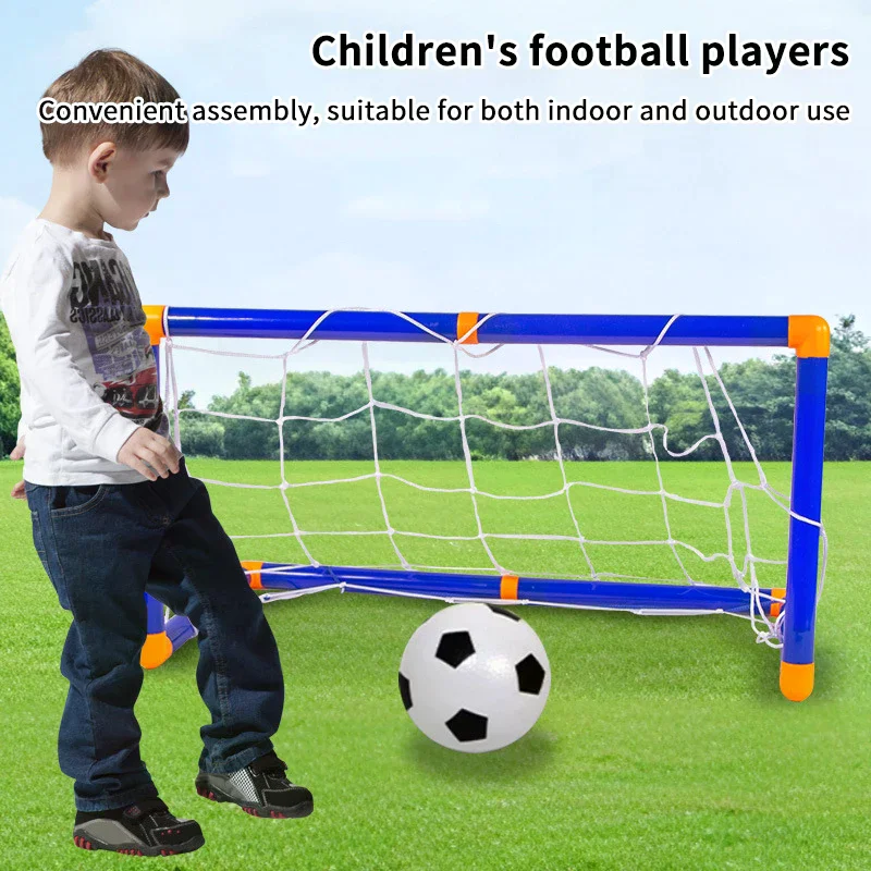 

Портативный мини-футбольный комплект (сетка, насос, мяч в комплекте) | Легкое снаряжение для тренировок в помещении и на открытом воздухе (парк, пляж), 1 комплект