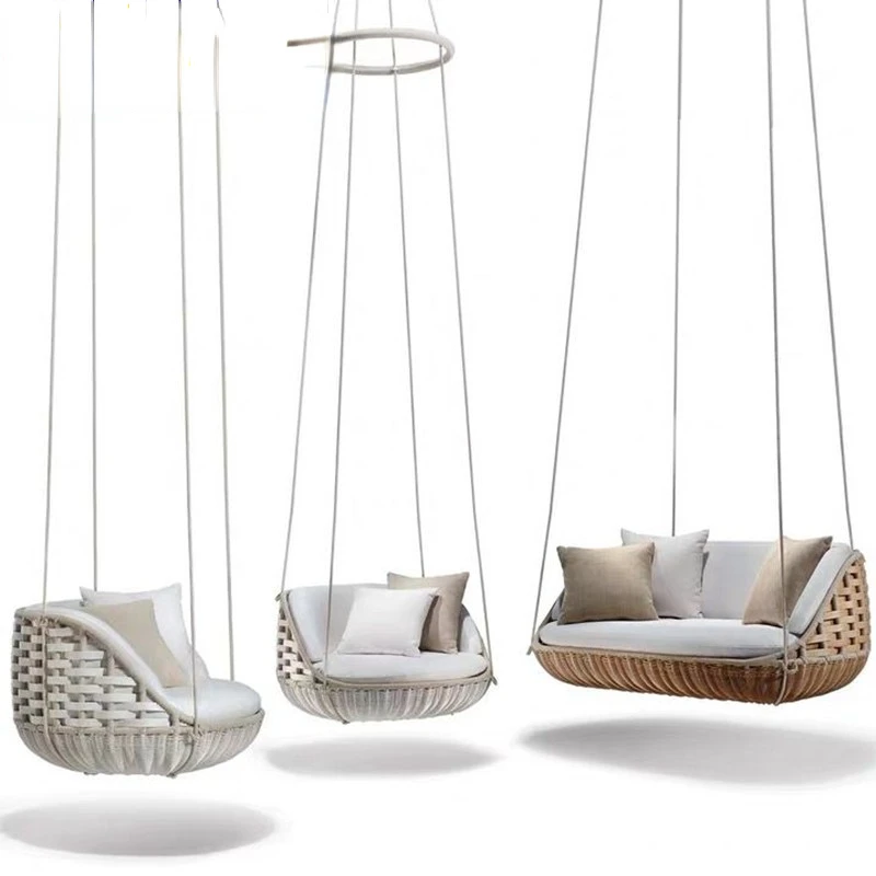 Double basket, balcony, outdoor swing, lazy person, home hammock