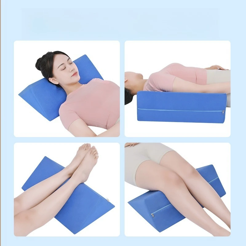Triangular Positioning Pillow for Turning Over, Upper Body Side-Sleeping Pillow, Ergonomically Designed Foam Pillow