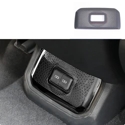 car armrest rear USB port panel protect cover trims for toyota highlander xu70 2020 2021 2022 2023 2024 accessories auto styling